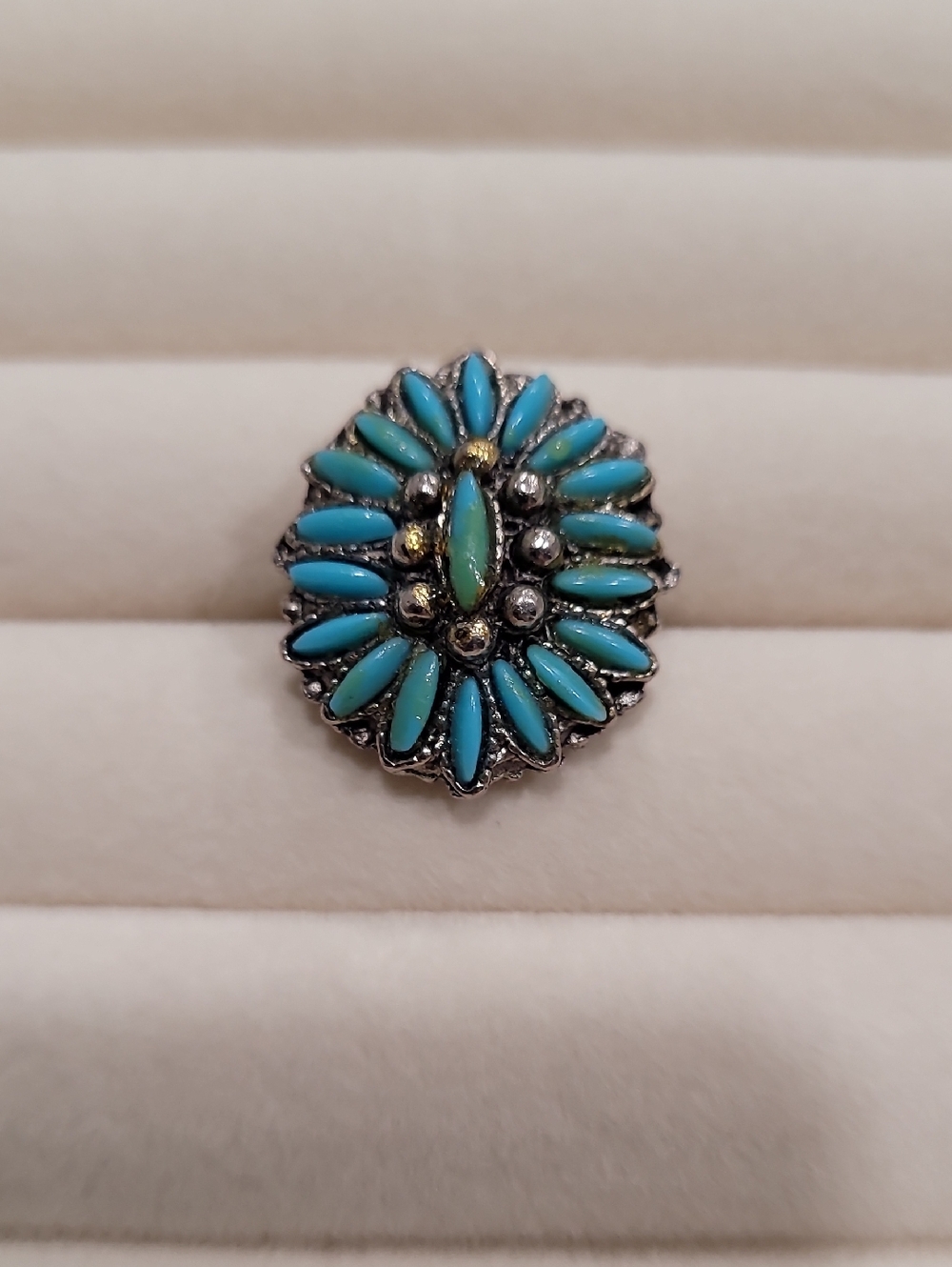 Ring Vintage Adjustable Fashion Ring Mid Century